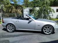 Gebraucht Mercedes SLK200 2002 Silber Cabrio