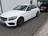 Gebraucht Mercedes C250 AMG line 211 PS (155 kW) 2018 Weiß Limousine
