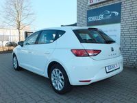 Usata Seat Leon Style 110 CV (80 kW) 2014 Bianco Berlina