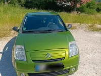 Gebraucht Citroën C2 60 PS (44 kW) 2005 Grün Kleinwagen