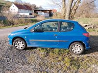 Gebraucht Peugeot 206 60 PS (44 kW) 2004 Blau Kleinwagen