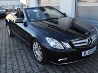 Gebraucht Mercedes E250 Avantgarde 204 PS (150 kW) 2011 Obsidianschwarz  metalliclack Cabrio