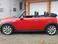Käytetty Mini Cooper S Cabriolet 184 HP (135 kW) 2011 Punainen Avoauto