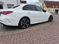 Gebraucht Mercedes C220 AMG line 200 PS (147 kW) 2022 Weiß Limousine