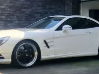 Gebraucht Mercedes SL350 AMG line 306 PS (225 kW) 2015 Weiß Cabrio
