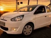 Gebraucht Mitsubishi Space Star Top 71 PS (52 kW) 2015 Weiß Kleinwagen