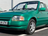 Gebraucht Ford Escort Cabriolet 75 PS (55 kW) 1989 Grün Cabrio