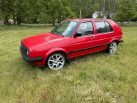 Gebraucht VW Golf II GTD 54 PS (39 kW) 1988 Rot Kleinwagen