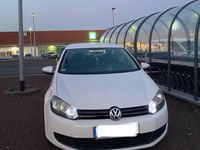 Gebraucht VW Golf VI Style 80 PS (58 kW) 2010 Weiß Kleinwagen