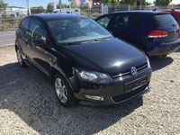 Gebraucht VW Polo Match 90 PS (66 kW) 2012 Schwarz Kleinwagen