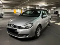 Gebraucht VW Golf Cabriolet 105 PS (77 kW) 2014 Silber Cabrio