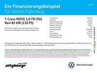 Gebraucht VW T-Cross Move 110 PS (80 kW) 2024 Reef blue metallic (metallic) SUV