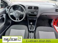 Gebraucht VW Polo Trendline 69 PS (50 kW) 2011 Rot Kleinwagen