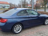 Gebraucht BMW 220 Luxury Line 190 PS (139 kW) 2015 Blau Coupé