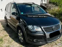 Gebraucht VW Touran Cross 140 PS (102 kW) 2008 Schwarz Van / Kleinbus