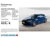 Gebraucht Audi RS3 Sportback Ambiente 400 PS (294 kW) 2025 Ascariblau metallic Kleinwagen