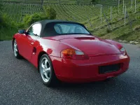 Brugt Porsche Boxster 220 HK (161 kW) 2000 Rød Cabriolet