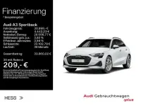 Gebraucht Audi A3 Ambiente 150 PS (110 kW) 2025 Gletscherweiß metallic Limousine