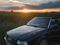Usata Audi 80 150 CV (110 kW) 1997 Nero Cabrio
