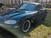 Używany Mazda MX5 140 KM (102 kW) 1999 Zielony Kabriolet