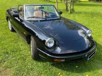 Gebraucht Alfa Romeo Spider 120 PS (88 kW) 1990 Schwarz Cabrio
