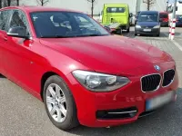 Gebraucht BMW 116 Sport Line 136 PS (100 kW) 2012 Rot Kleinwagen