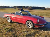 Gebraucht Alfa Romeo Spider 116 PS (85 kW) 1987 Rot Cabrio