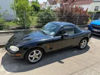 Gebraucht Mazda MX5 140 PS (102 kW) 1998 Schwarz Cabrio