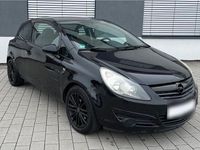 Gebraucht Opel Corsa 90 PS (66 kW) 2010 Schwarz Kleinwagen