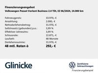 Gebraucht VW Passat Business 150 PS (110 kW) 2024 Oyster silver metallic Kombi