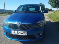 Gebraucht Skoda Fabia Ambition 86 PS (63 kW) 2014 Blau Kleinwagen