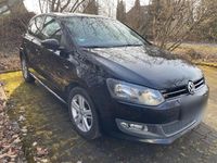 Gebraucht VW Polo Match 69 PS (50 kW) 2012 Schwarz Kleinwagen