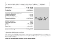 Gebraucht VW Golf Sportsvan Highline 150 PS (110 kW) 2015 Night blue metallic Van / Kleinbus