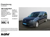 Usata VW Caddy 102 CV (75 kW) 2021 Blu Monovolume
