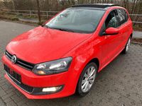 Gebraucht VW Polo Life 105 PS (77 kW) 2013 Rot Kleinwagen