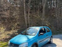 Gebraucht Opel Corsa 75 PS (55 kW) 2000 Blau Kleinwagen