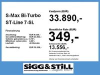 gebraucht Ford S-MAX Bi-Turbo ST-Line 7-Si. AHK*LED*STANDH*NAVI