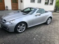 Gebraucht Mercedes SLK200 184 PS (135 kW) 2008 Silber Cabrio