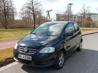 Gebraucht VW Fox 55 PS (40 kW) 2008 Schwarz Kleinwagen