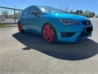 Usata Seat Leon 290 CV (213 kW) 2016 Blu Berlina