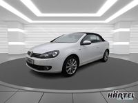 Gebraucht VW Golf Cabriolet LOUNGE 122 PS (89 kW) 2015 Pure white, solid Cabrio
