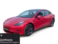 Brugt Tesla Model 3 Long Range RWD 208 kW (283 HK) 2021 Rød Sedan