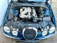 gebraucht Jaguar S-Type (X200) 3.0i mit V6 - Blau met. Bj. 2000 – 133566 km