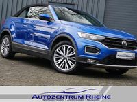 Gebraucht VW T-Roc Cabriolet Style 150 PS (110 kW) 2021 Blau Cabrio