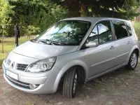 Gebraucht Renault Scénic II Exception 111 PS (81 kW) 2008 Silber Van / Kleinbus