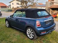 Gebraucht Mini Cooper S Cabriolet 184 PS (135 kW) 2011 Blau Cabrio
