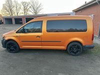 Gebraucht VW Caddy Maxi 102 PS (75 kW) 2019 Orange Van / Kleinbus