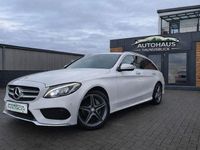 Gebraucht Mercedes C220 AMG line 170 PS (125 kW) 2015 Weiß Kombi