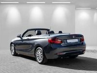 gebraucht BMW 218 i Cabrio Sportsitze+Leder+Navi+Kamera+Windschutz+S