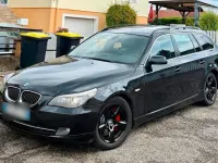 Gebraucht BMW 525 197 PS (144 kW) 2008 Schwarz Kombi